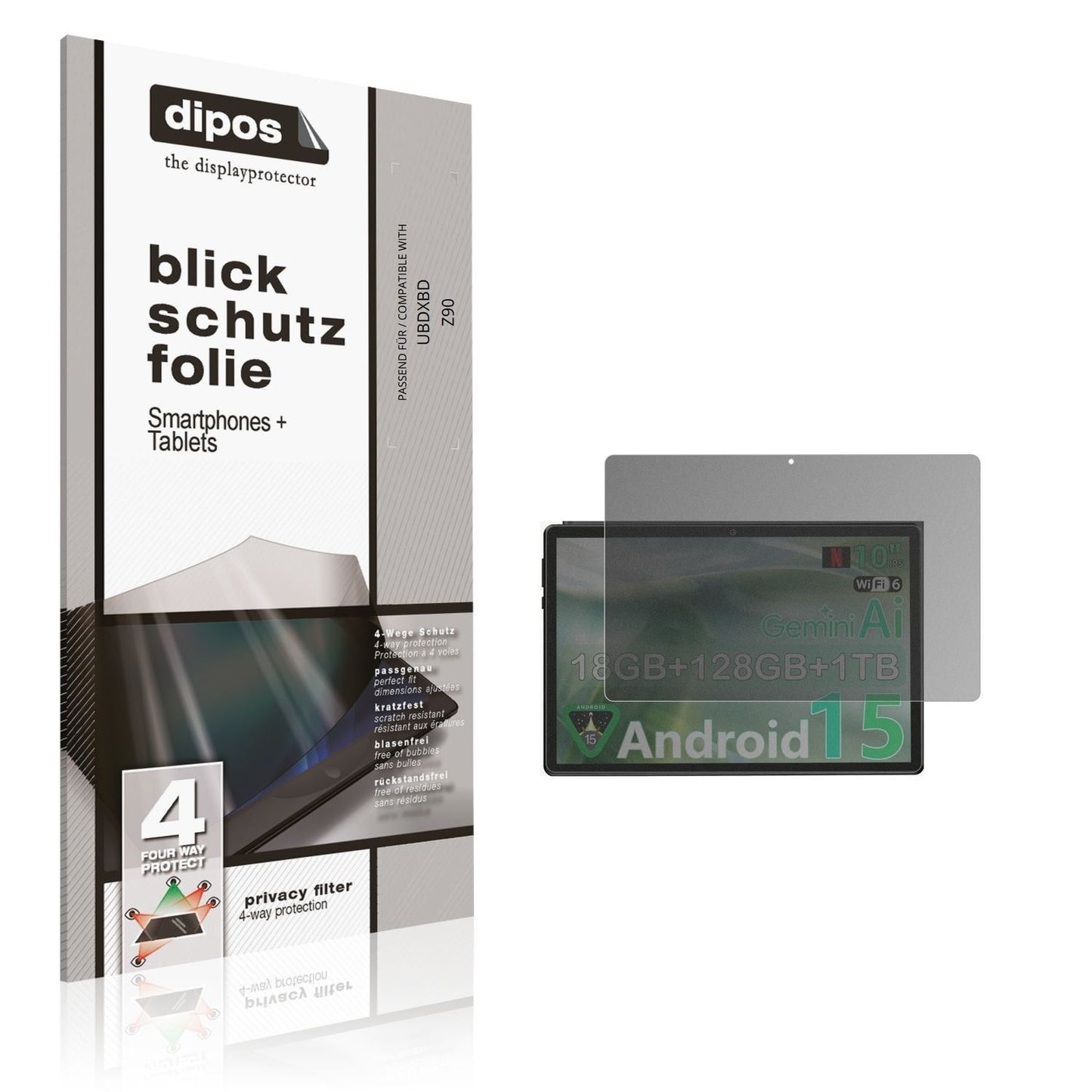 Blickschutzfolie für UBDXBD Z90 matt Schutzfolie P (1)