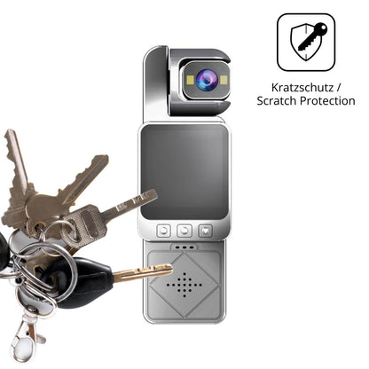 4x Schutzfolie matt für ARMYJY Clip-On Body Cam Di (4)