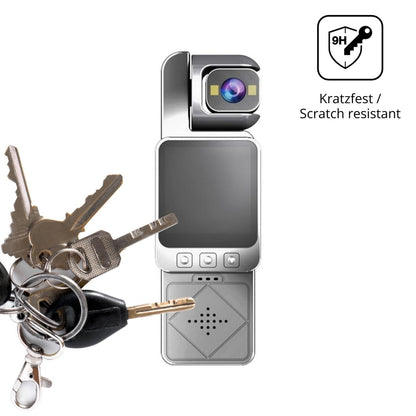 2x 9H Schutzfolie matt für ARMYJY Clip-On Body Cam (3)