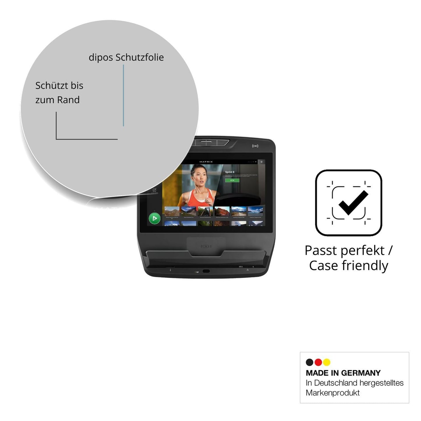 2x 9H Schutzfolie für Matrix Touch XL Konsole 22 Z (6)