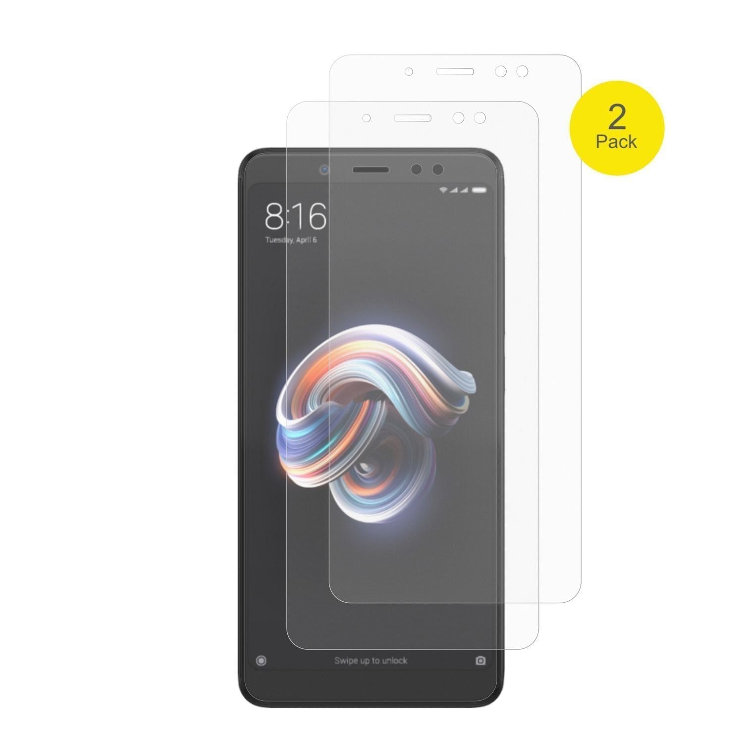 2x Full Cover Schutzfolie matt für Xiaomi Redmi No (2)