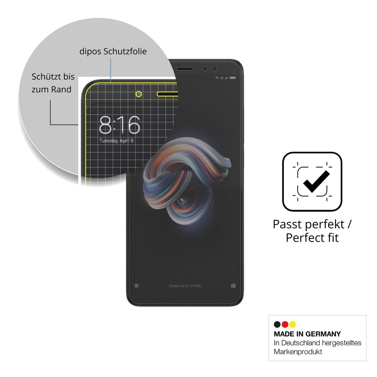 Full Cover Privacy Blickschutzfolie für Xiaomi Red (4)
