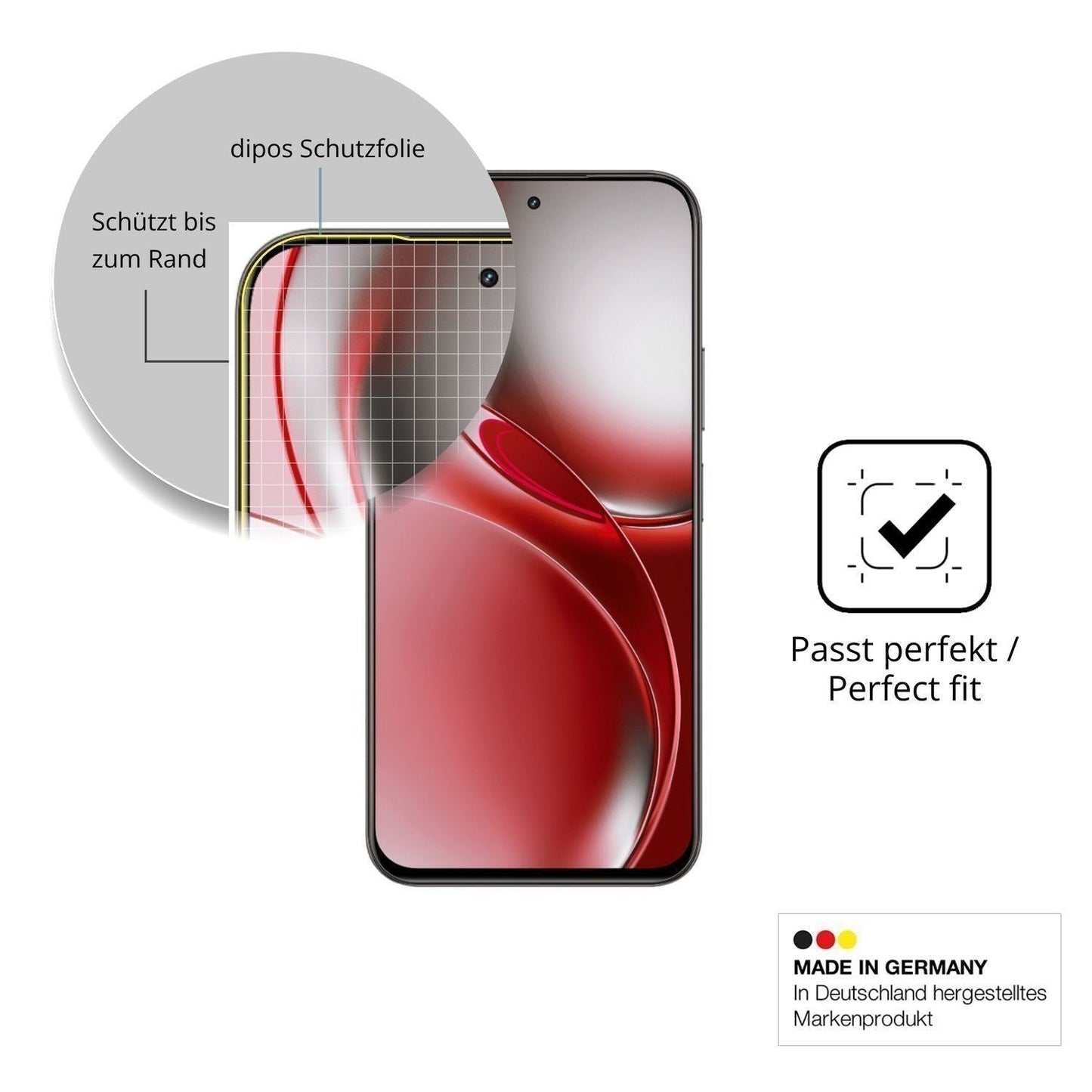 2x 3D Full Cover Schutzfolie für Realme P4R (6)