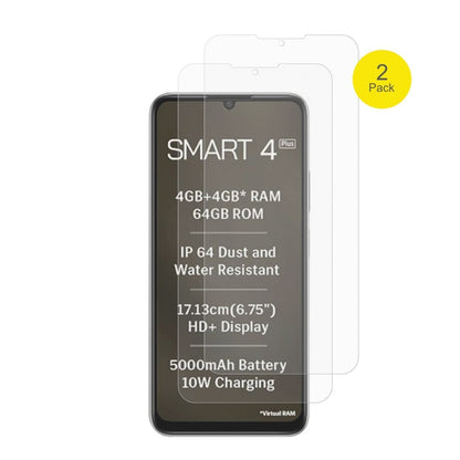 2x Full Cover Schutzfolie matt für Lava Smart 4 Pl (2)