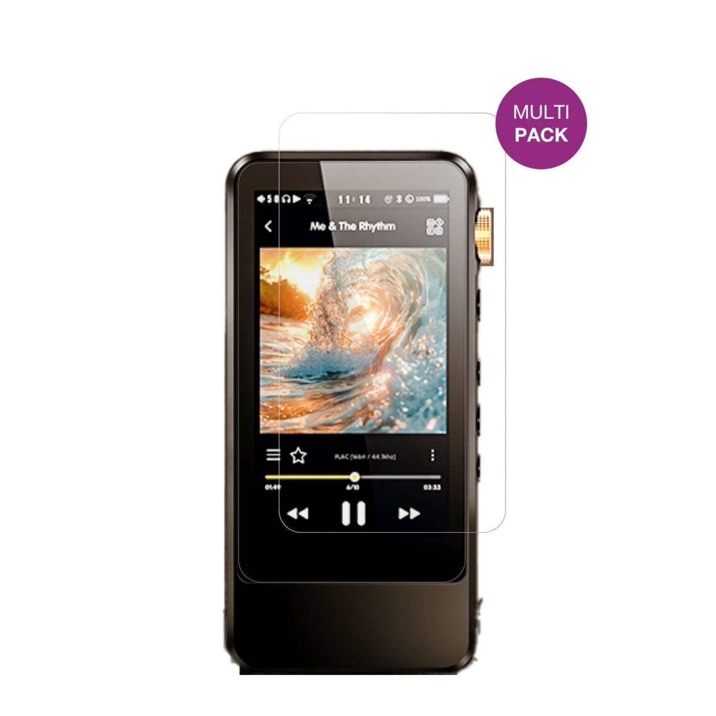 4x Schutzfolie klar für HIFI WALKER H20 Pro Displa (2)