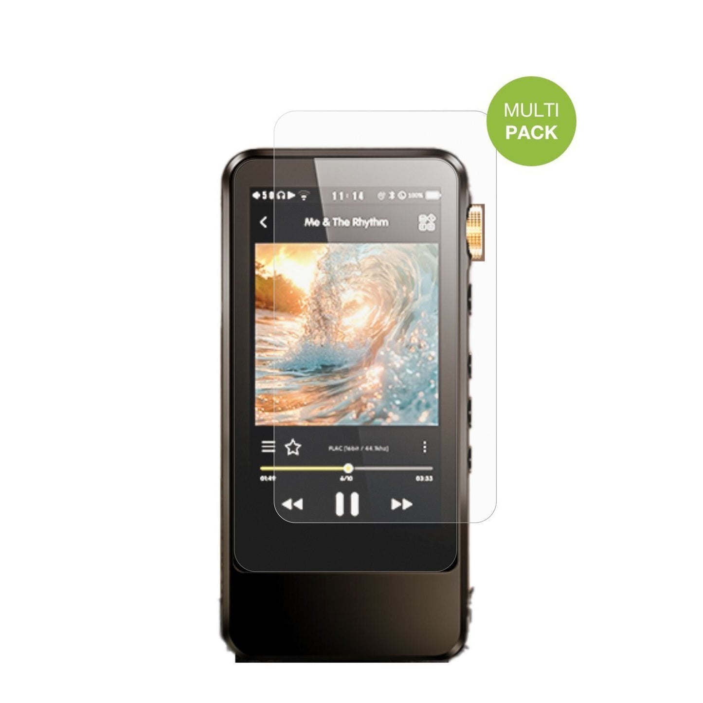 4x Schutzfolie matt für HIFI WALKER H20 Pro Displa (2)