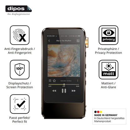 Blickschutzfolie für HIFI WALKER H20 Pro matt Schu (5)
