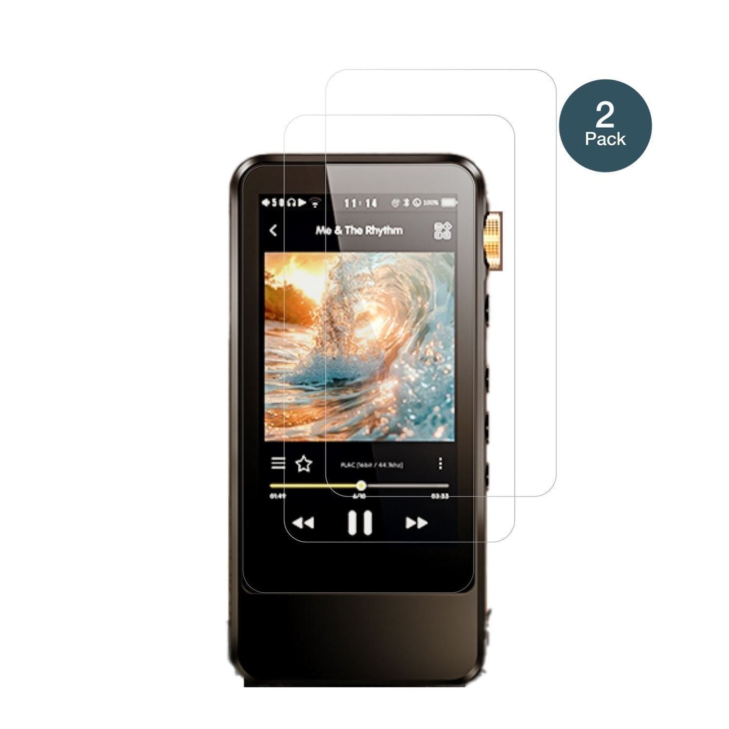 2x 9H Schutzfolie für HIFI WALKER H20 Pro Panzerfo (2)