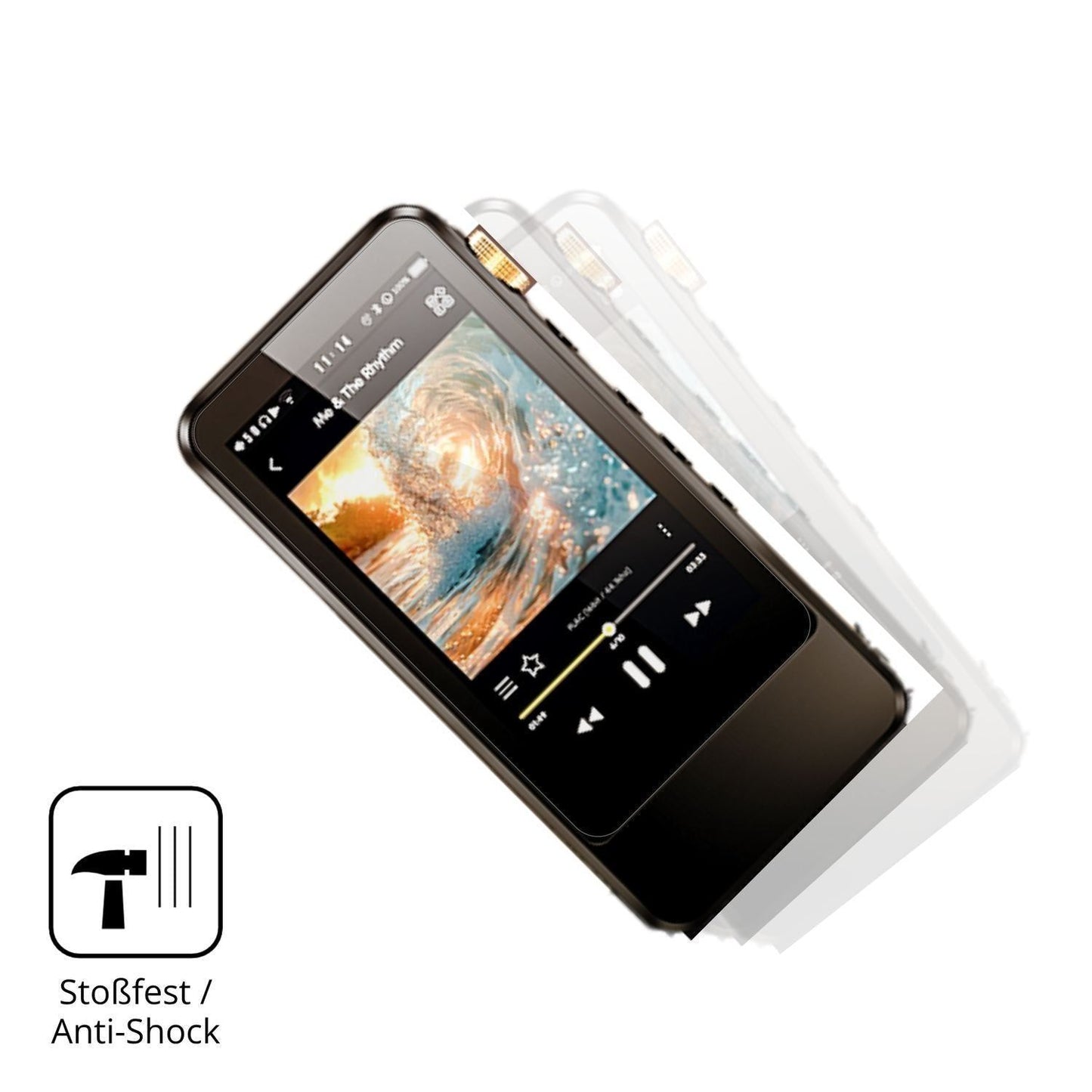 2x 9H Schutzfolie für HIFI WALKER H20 Pro Panzerfo (4)