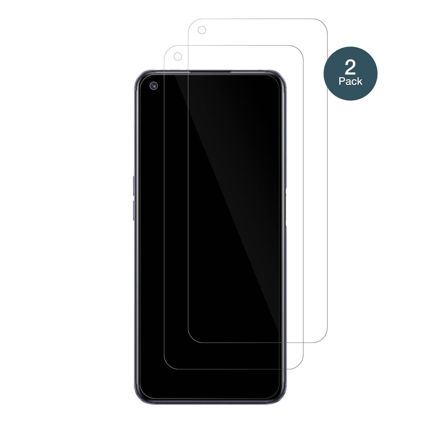1x 9H Schutzfolie für Realme Q3S Panzerfolie (2)