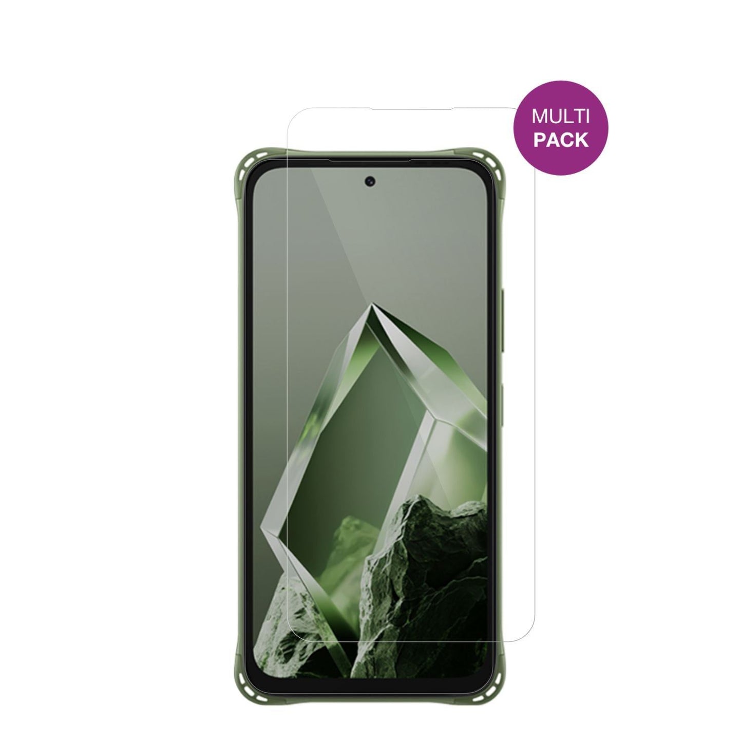 4x Schutzfolie klar für Itel Power 80 Display-Schu (2)