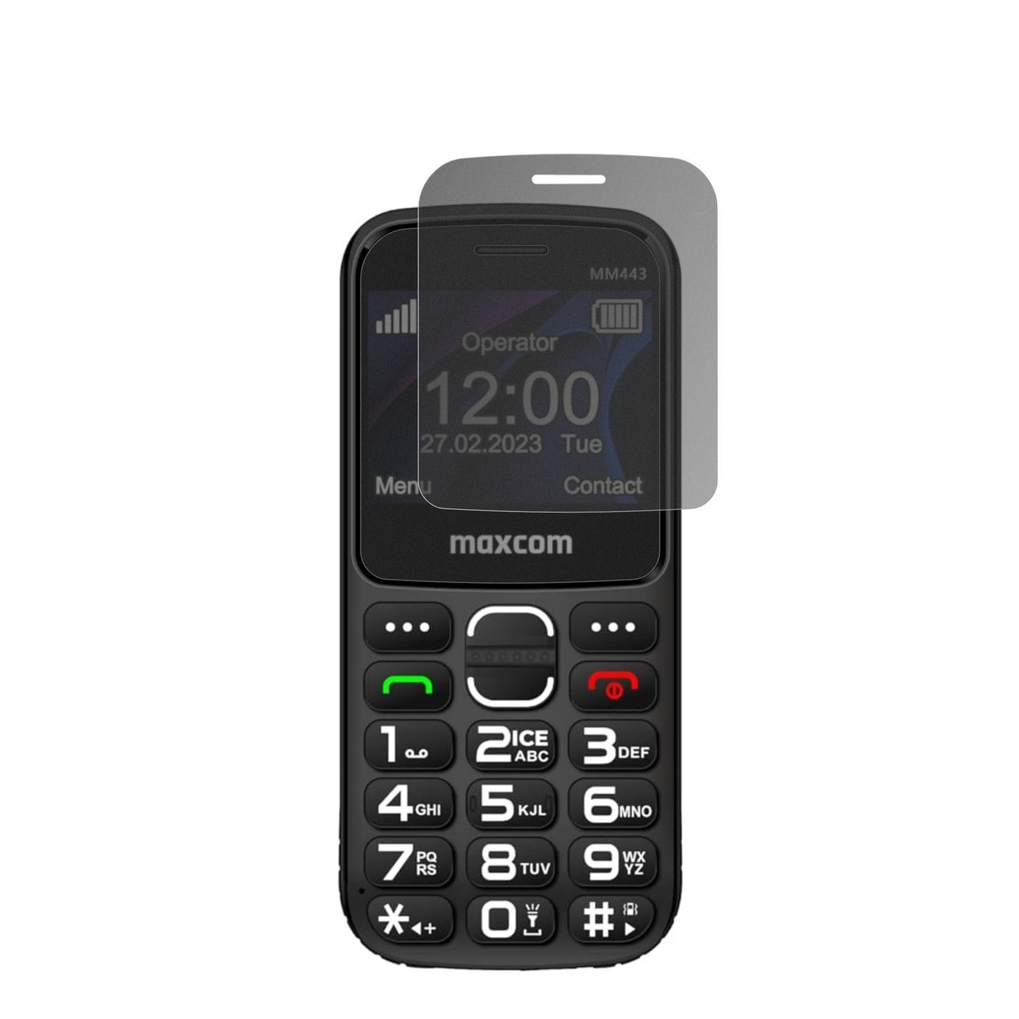 Blickschutzfolie für Maxcom MM443 matt Schutzfolie (2)