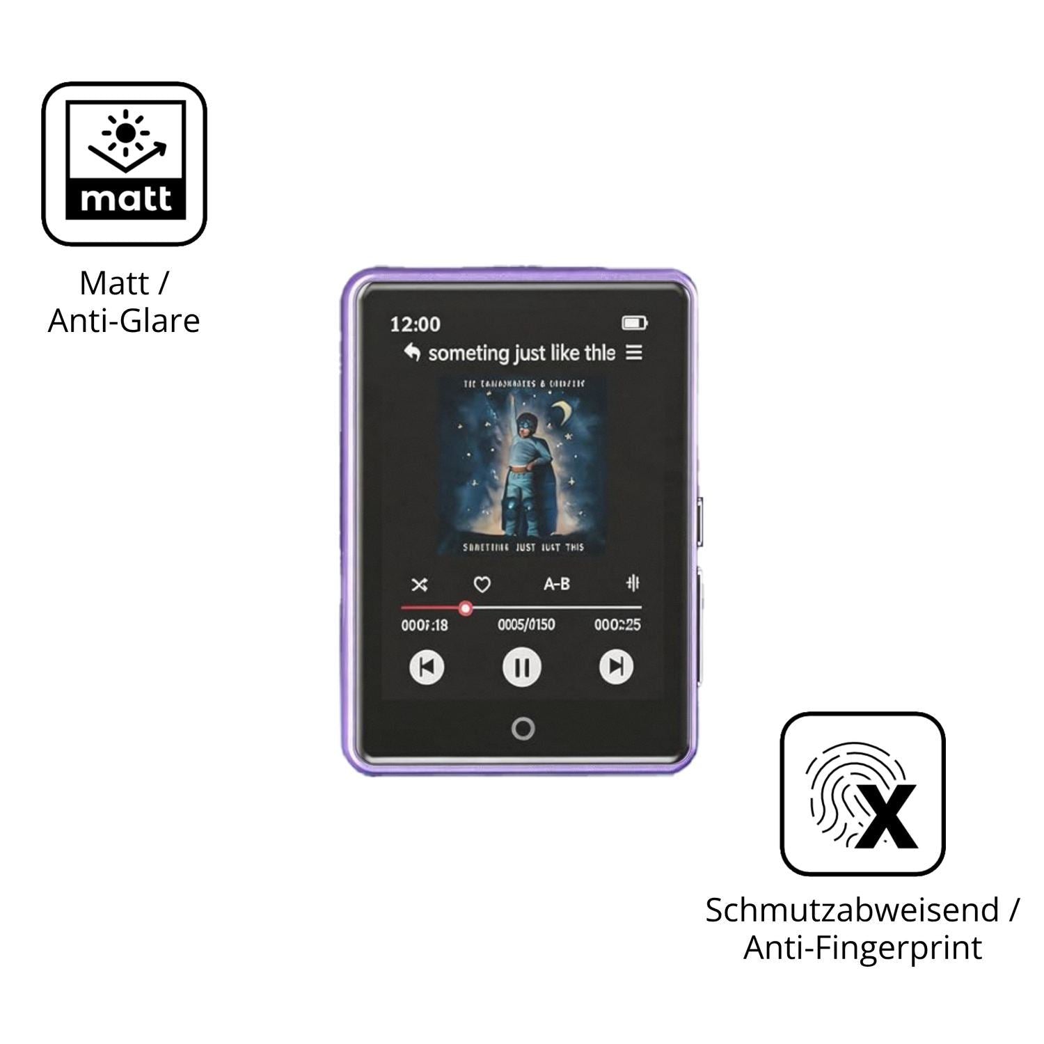 4x Schutzfolie matt für PINHUI M7 Display-Schutzfo (5)