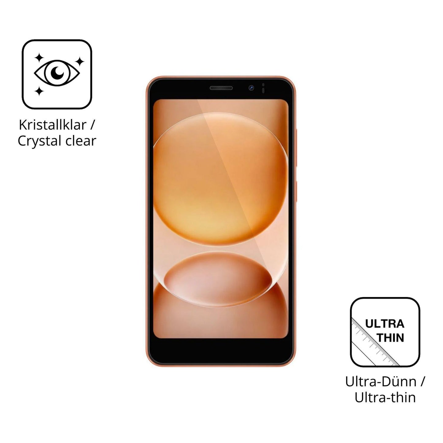 4x Schutzfolie klar für Blackview Wave 2C Display- (5)