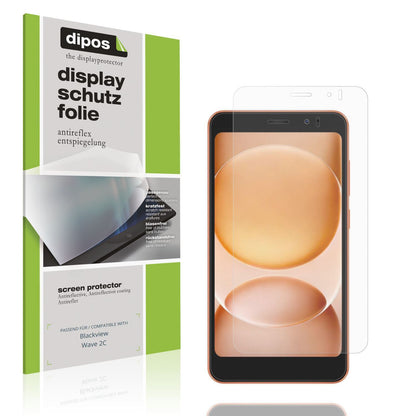 4x Schutzfolie matt für Blackview Wave 2C Display- (1)