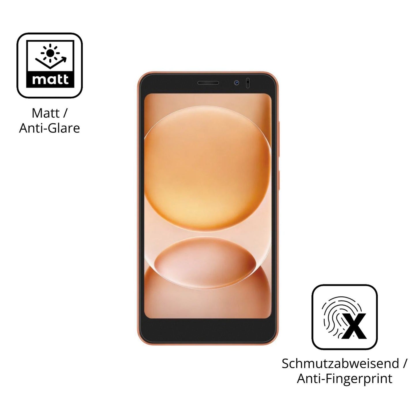 4x Schutzfolie matt für Blackview Wave 2C Display- (5)