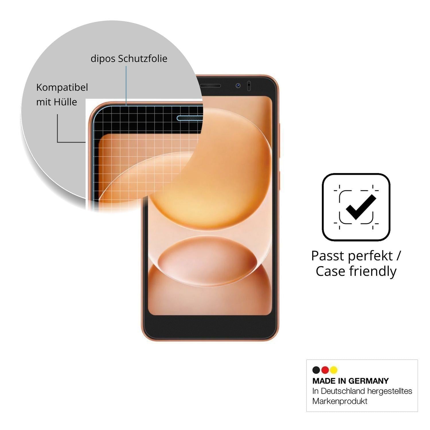 4x Schutzfolie matt für Blackview Wave 2C Display- (6)