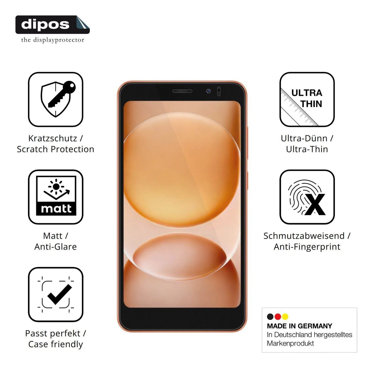 4x Schutzfolie matt für Blackview Wave 2C Display- (7)