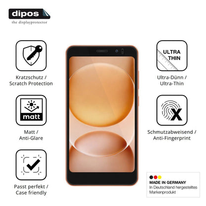 4x Schutzfolie matt für Blackview Wave 2C Display- (7)