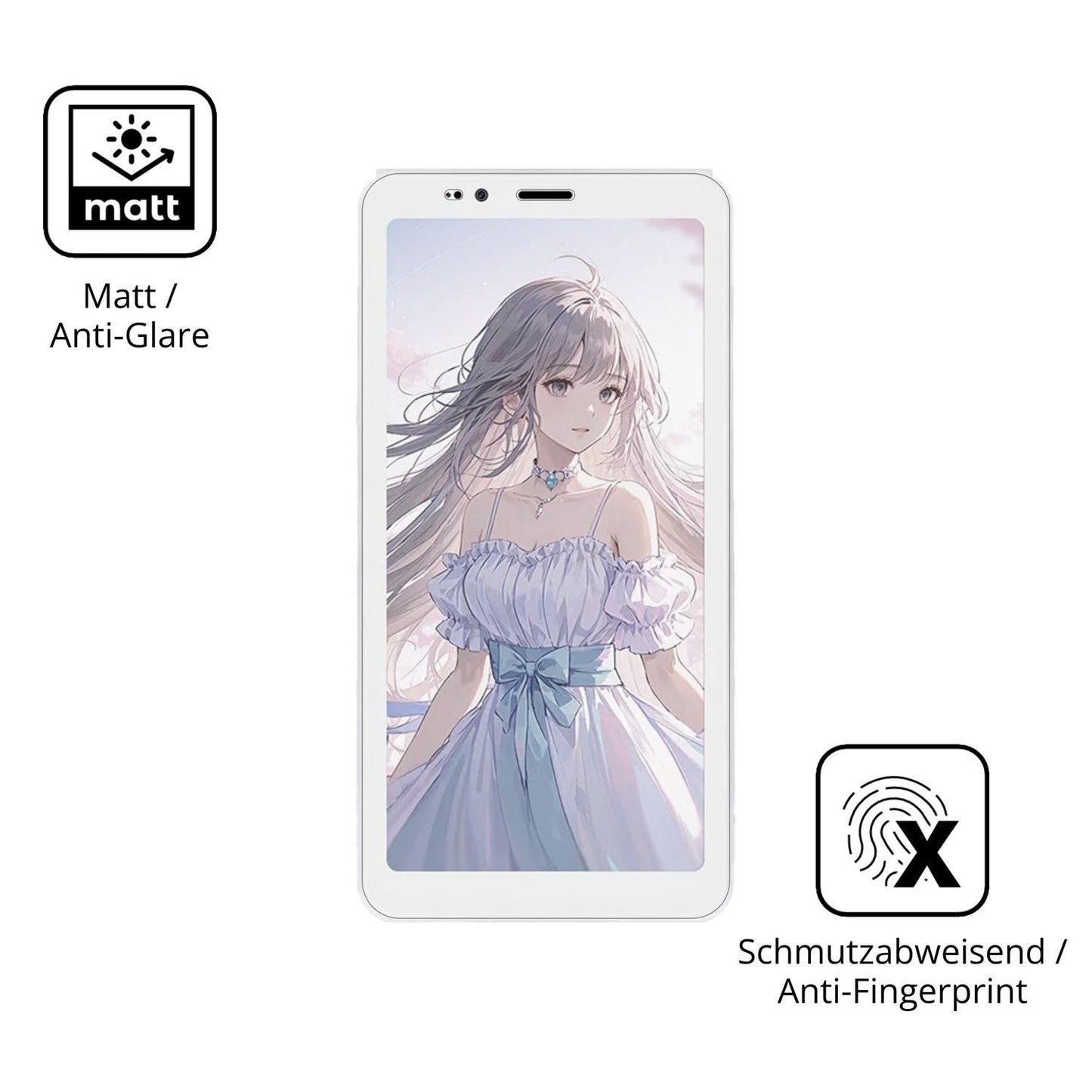 4x Schutzfolie matt für Bigme HiBreakS Display-Sch (5)
