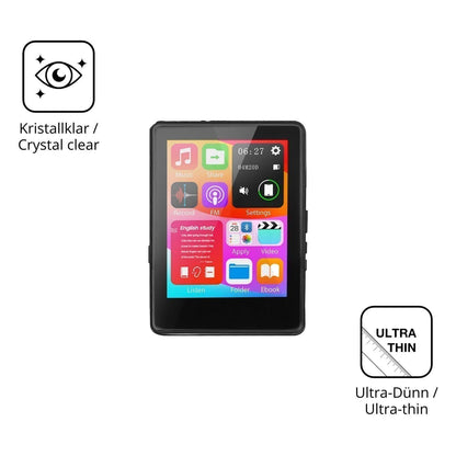 4x Schutzfolie klar für Aroeally MP3-D7 Display-Sc (5)