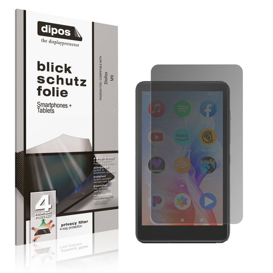 Blickschutzfolie für Diofox M9 matt Schutzfolie Pr (1)