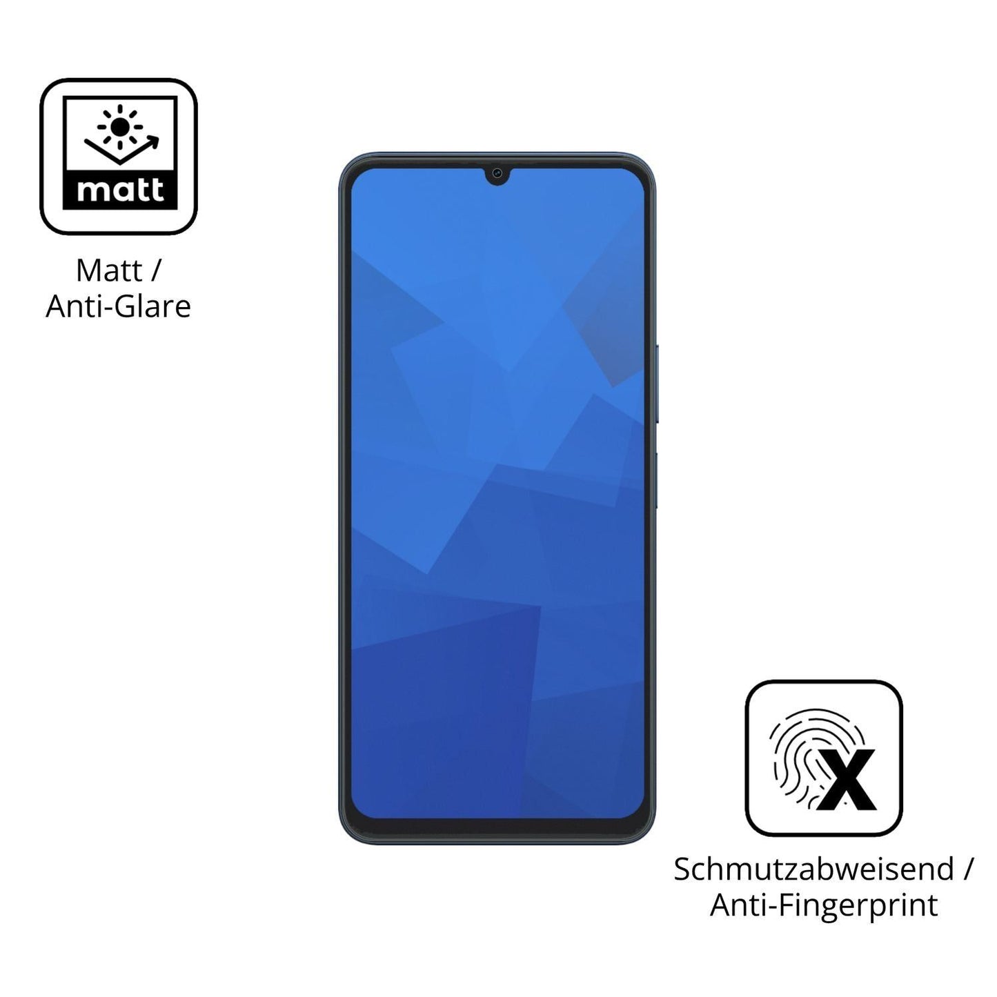 4x Schutzfolie matt für Vivo Y11e Display-Schutzfo (5)