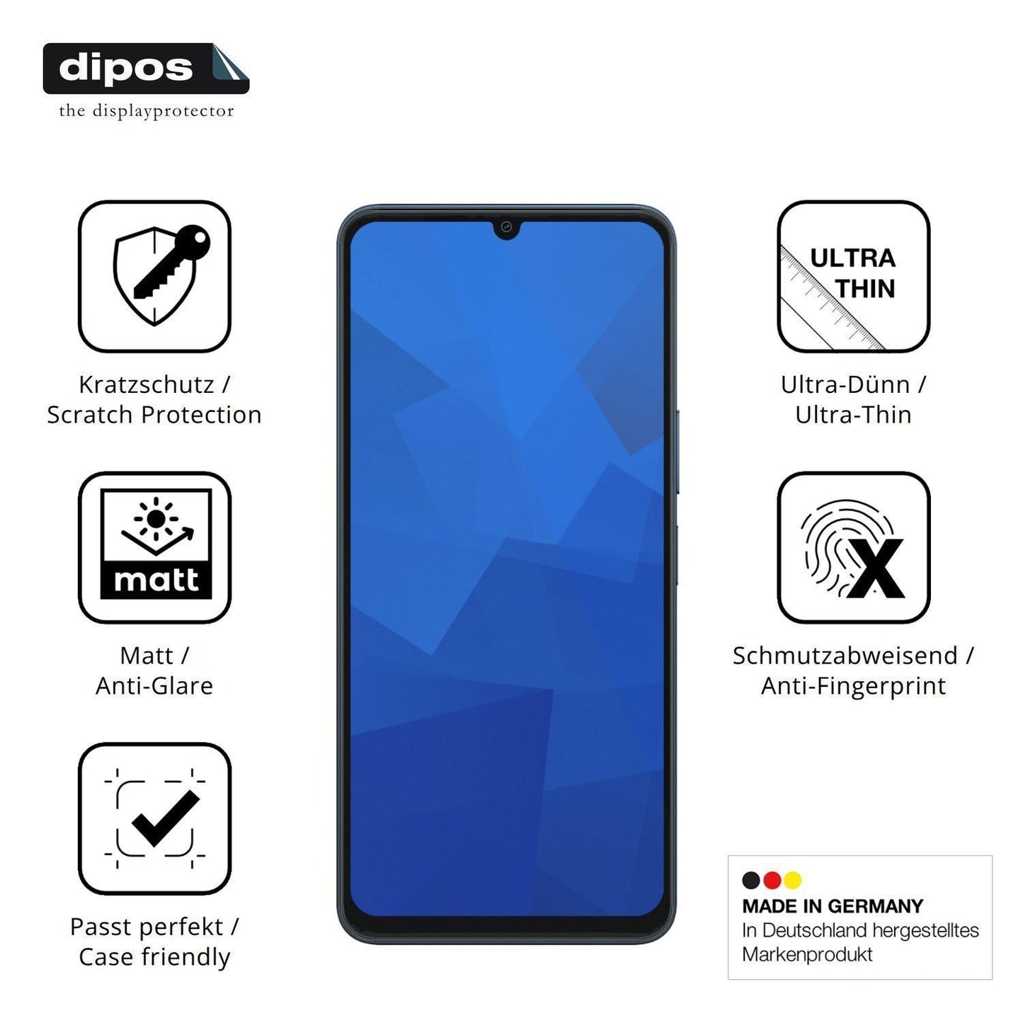 4x Schutzfolie matt für Vivo Y11e Display-Schutzfo (7)