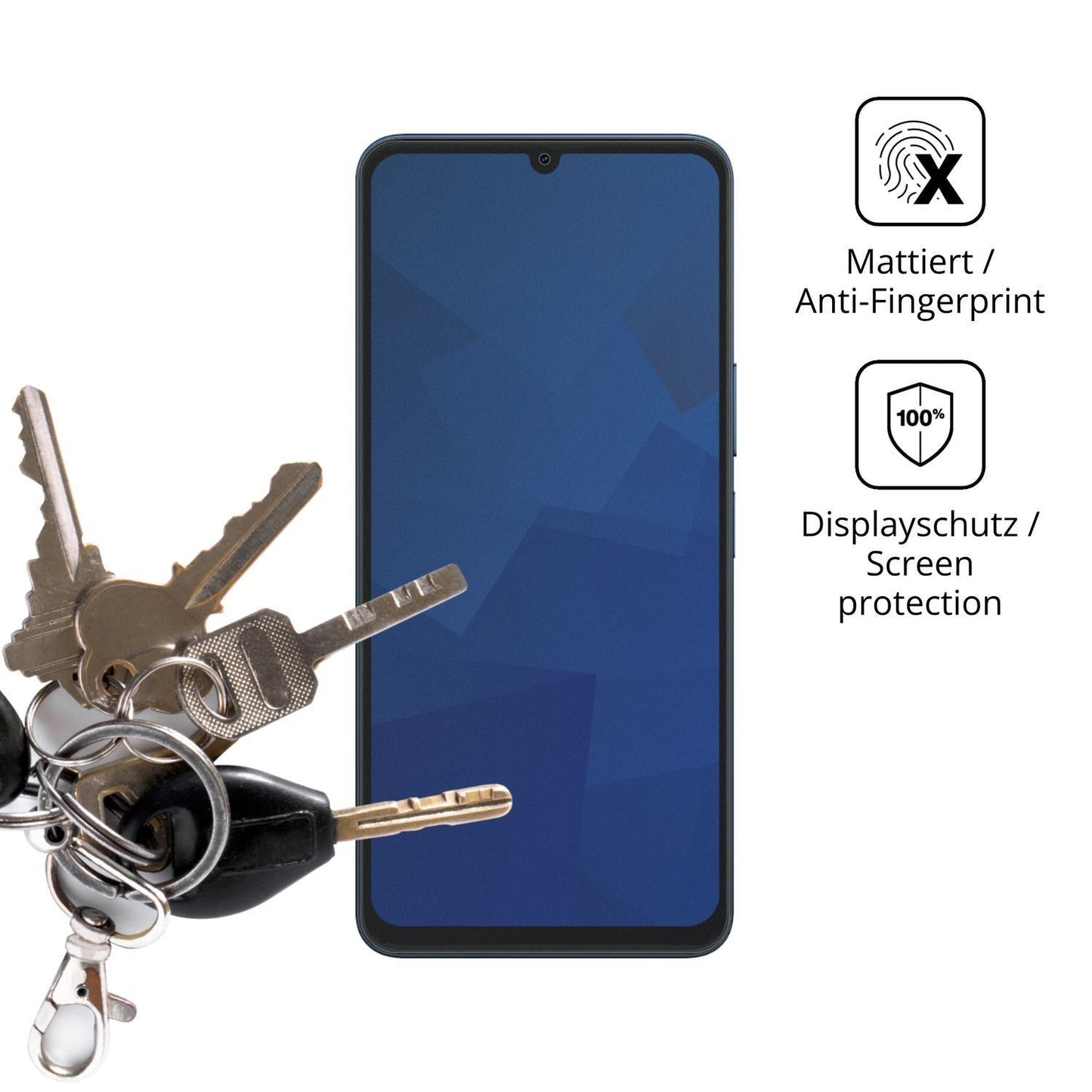 Blickschutzfolie für Vivo Y11e matt Schutzfolie Pr (3)