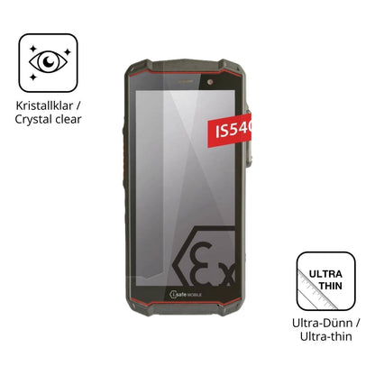 4x Schutzfolie klar für i.safe MOBILE IS540.M1 Dis (5)