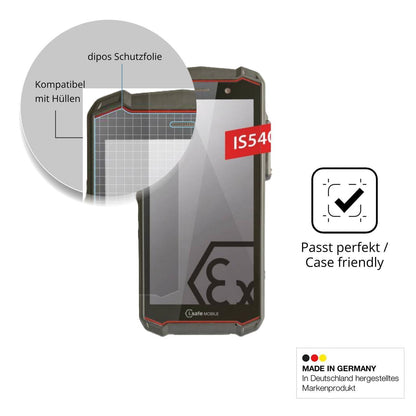 4x Schutzfolie klar für i.safe MOBILE IS540.M1 Dis (6)