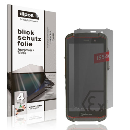Blickschutzfolie für i.safe MOBILE IS540.M1 matt S (1)