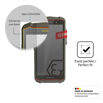 Blickschutzfolie für i.safe MOBILE IS540.M1 matt S (4)