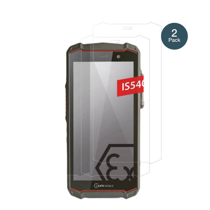 2x 9H Schutzfolie für i.safe MOBILE IS540.M1 Panze (2)