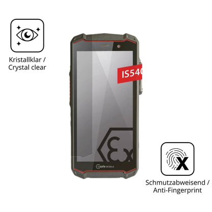 2x 9H Schutzfolie für i.safe MOBILE IS540.M1 Panze (5)