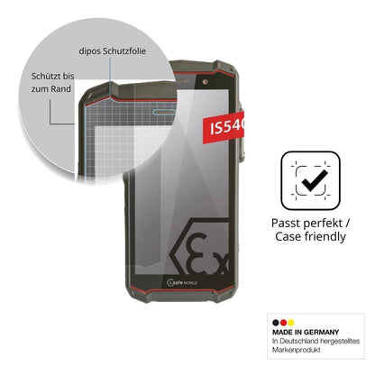 2x 9H Schutzfolie für i.safe MOBILE IS540.M1 Panze (6)
