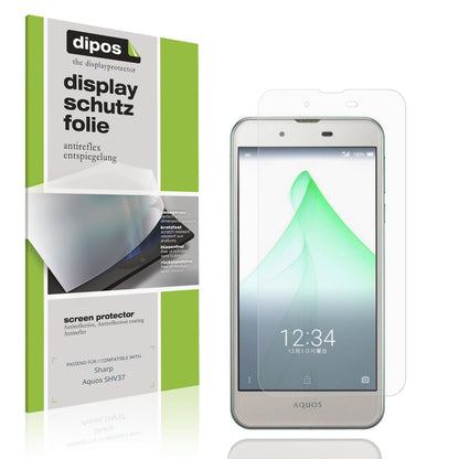 4x Schutzfolie matt für Sharp Aquos SHV37 Display- (1)