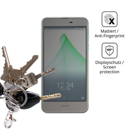 Blickschutzfolie für Sharp Aquos SHV37 matt Schutz (3)