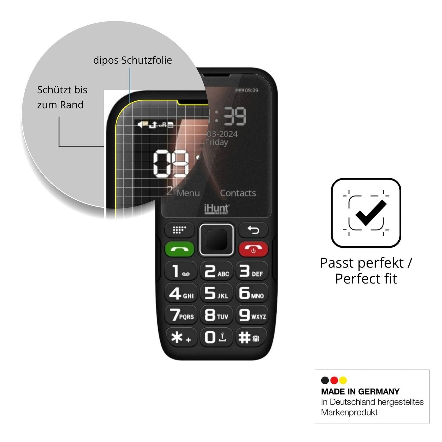 Blickschutzfolie für iHunt Primo 4G matt Schutzfol (4)
