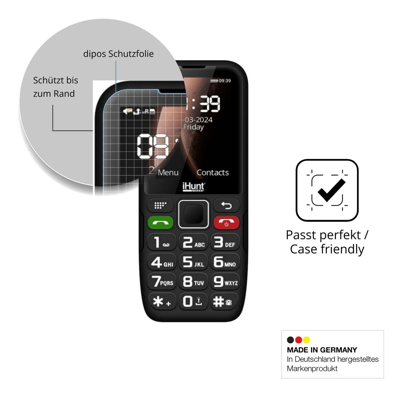 2x 9H Schutzfolie für iHunt Primo 4G Panzerfolie (6)