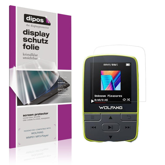 4x Schutzfolie klar für WOLFANG WMP01 MP3-Player D (1)