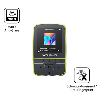 4x Schutzfolie matt für WOLFANG WMP01 MP3-Player D (5)
