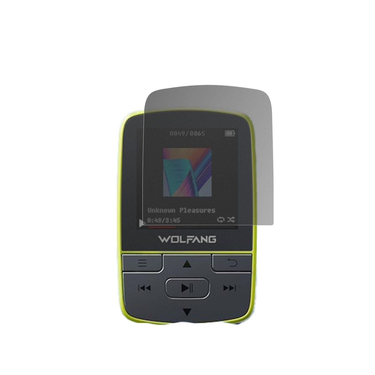 Blickschutzfolie für WOLFANG WMP01 MP3-Player matt (2)