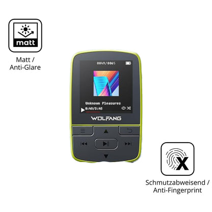 2x 9H Schutzfolie matt für WOLFANG WMP01 MP3-Playe (5)