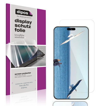 4x Schutzfolie klar für Fine Life Pro A18 Pro Disp (1)
