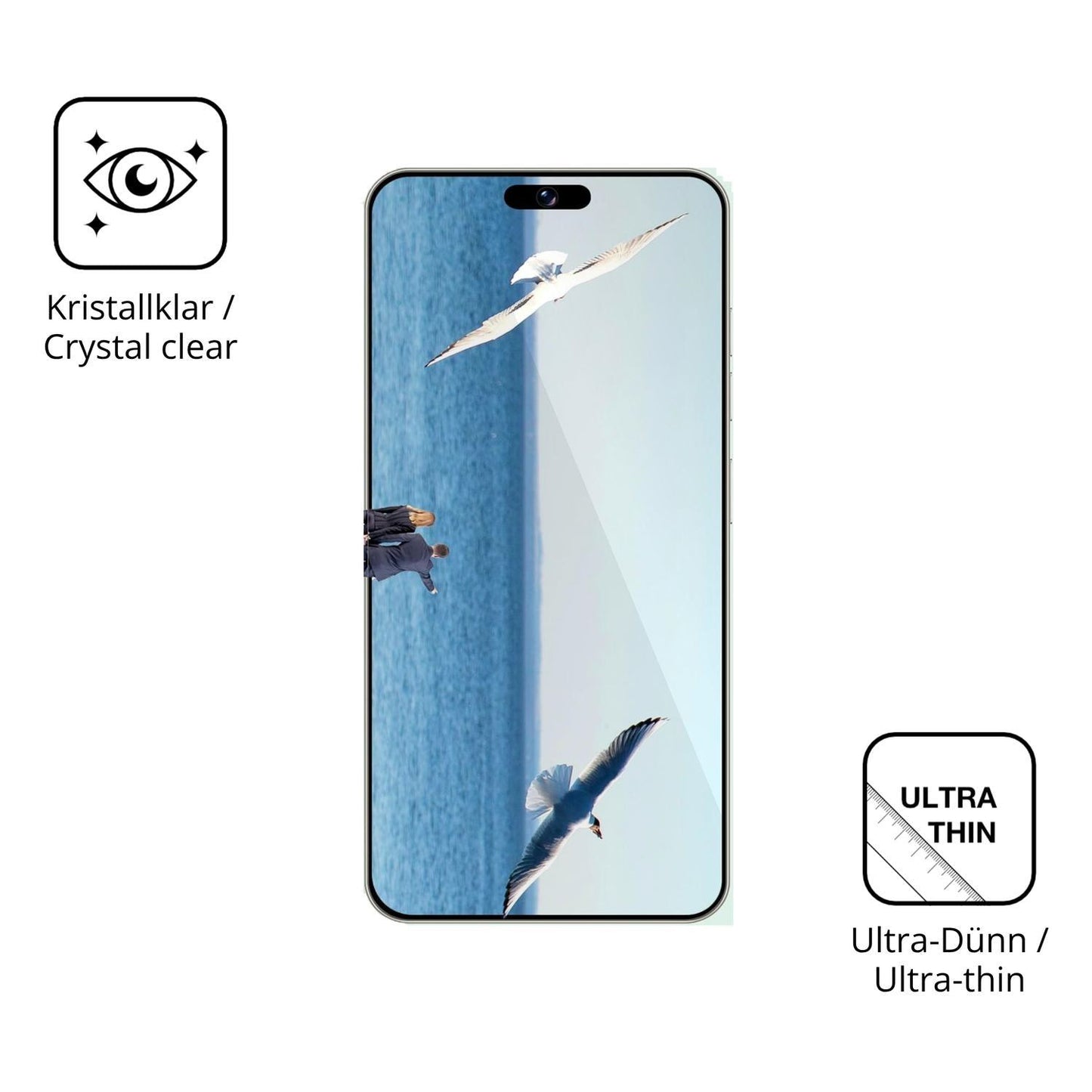4x Schutzfolie klar für Fine Life Pro A18 Pro Disp (5)