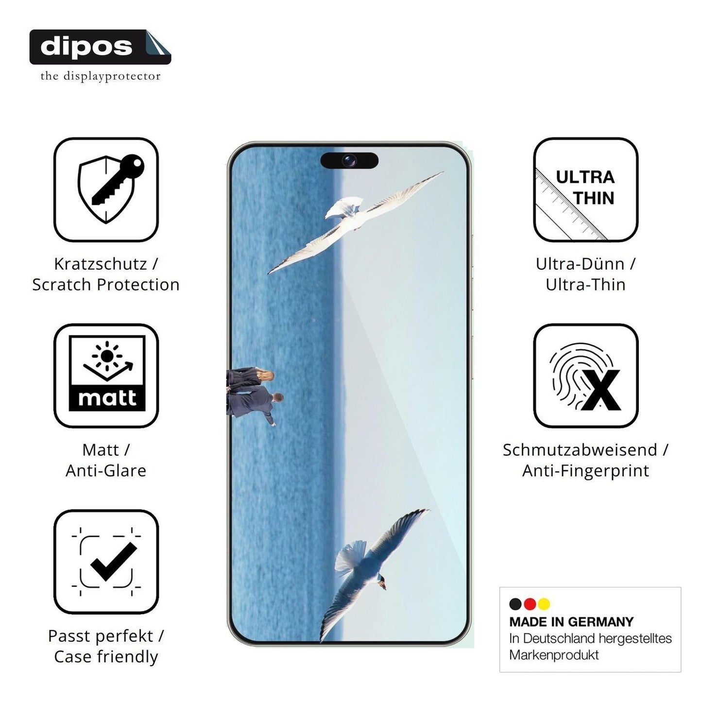 4x Schutzfolie matt für Fine Life Pro A18 Pro Disp (7)