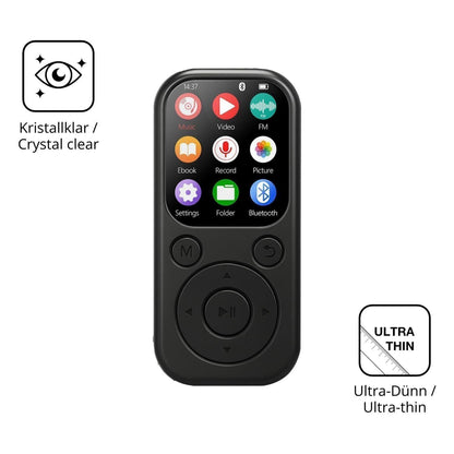 4x Schutzfolie klar für Taichaeu 01D MP3-Player Di (5)