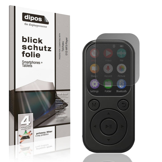 Blickschutzfolie für Taichaeu 01D MP3-Player matt  (1)