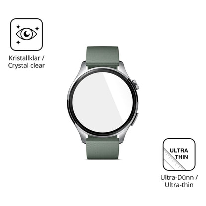 6x Schutzfolie klar für Xiaomi Watch5 Display-Schu (5)